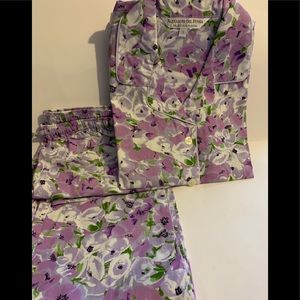 Purple 2 piece ladies pajamas